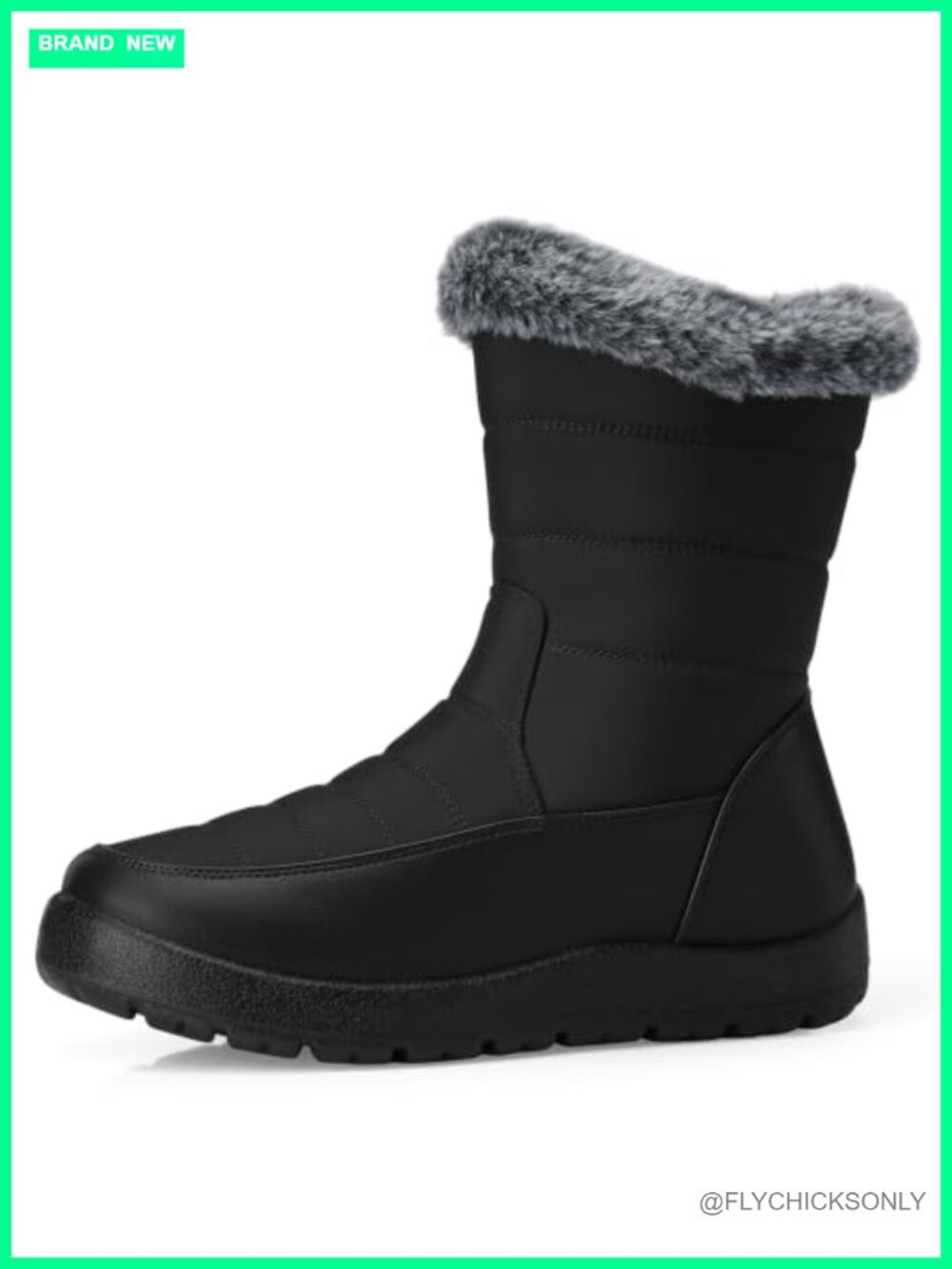 Women Winter Snow Boots Waterproof Fur Insulated Warm Ankle Boot